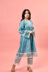 Feriha Blue Pakistani Kurta Set